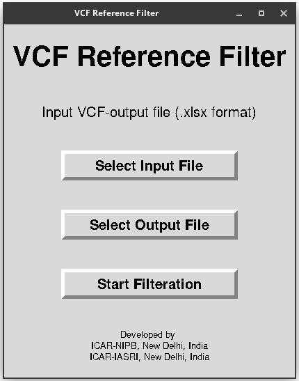 VCF Reference Filter Logo